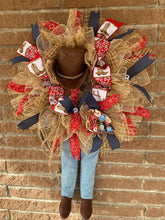 Load image into Gallery viewer, Western Cowboy with legs wreath
