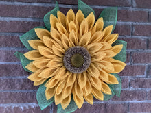 Load image into Gallery viewer, Sunflower Wreath, Everyday Flower Wreath for Front Door, Farmhouse, Home Décor, Flower
