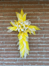 Load image into Gallery viewer, Custom Cross-Fabric or Deco Mesh with florals (Color is your choice)
